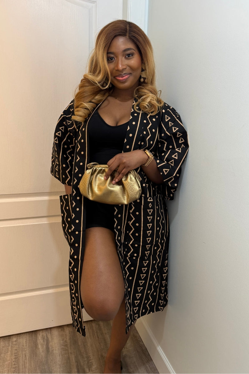 Adeola Women's African Print Kimono