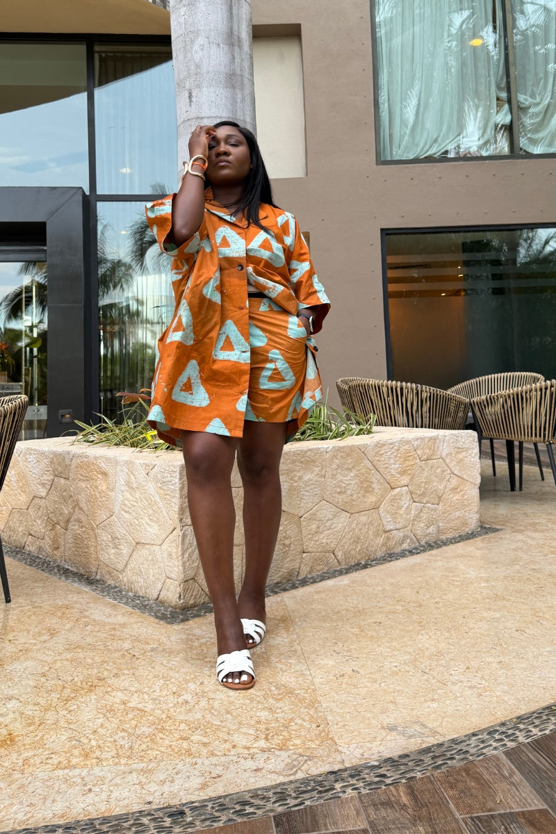 Kuku Handmade Adire Matching Set