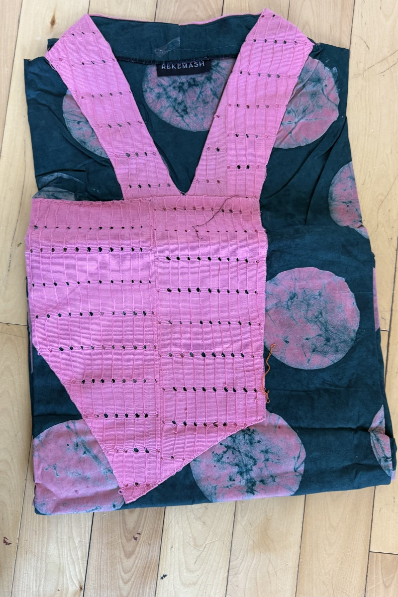 Tiwa Handmade Adire Cotton Boubou Dress