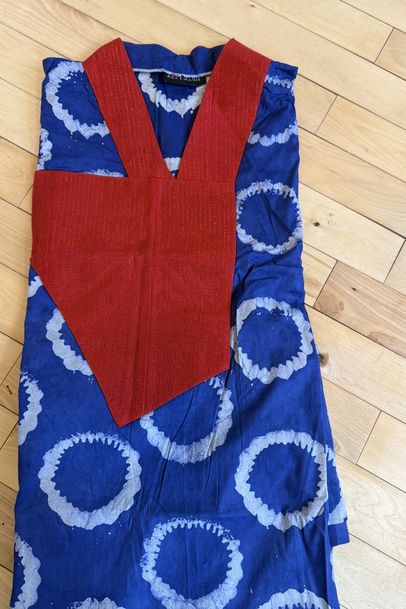 Tiwa Handmade Adire Cotton Boubou Dress