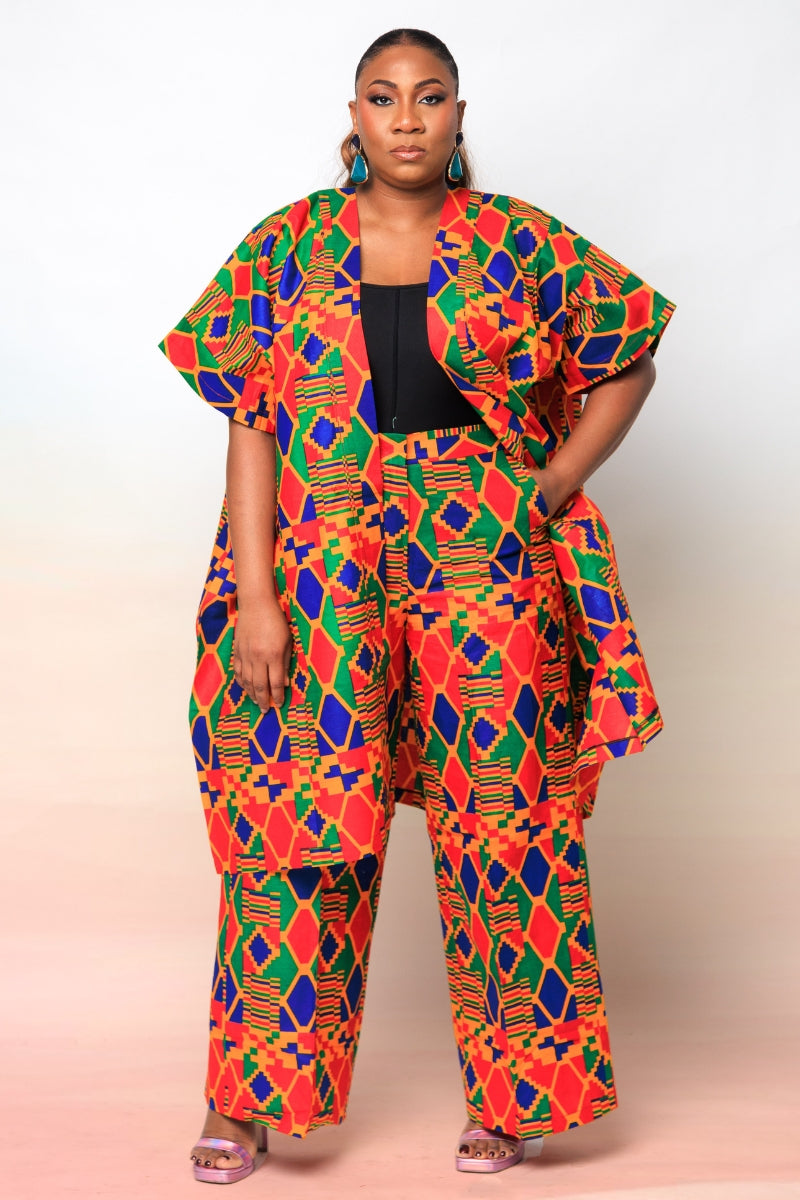 Ajoke Ankara Matching Set
