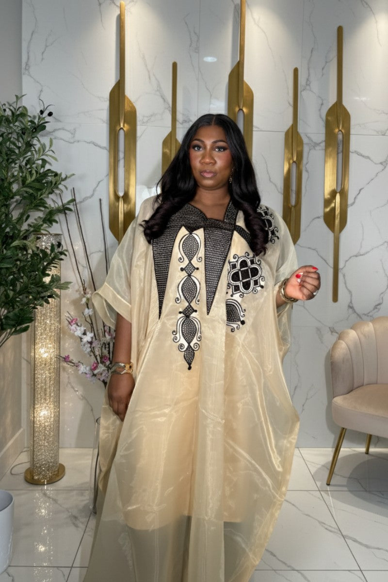 Teni Luxe Embroidery Boubou Kaftan