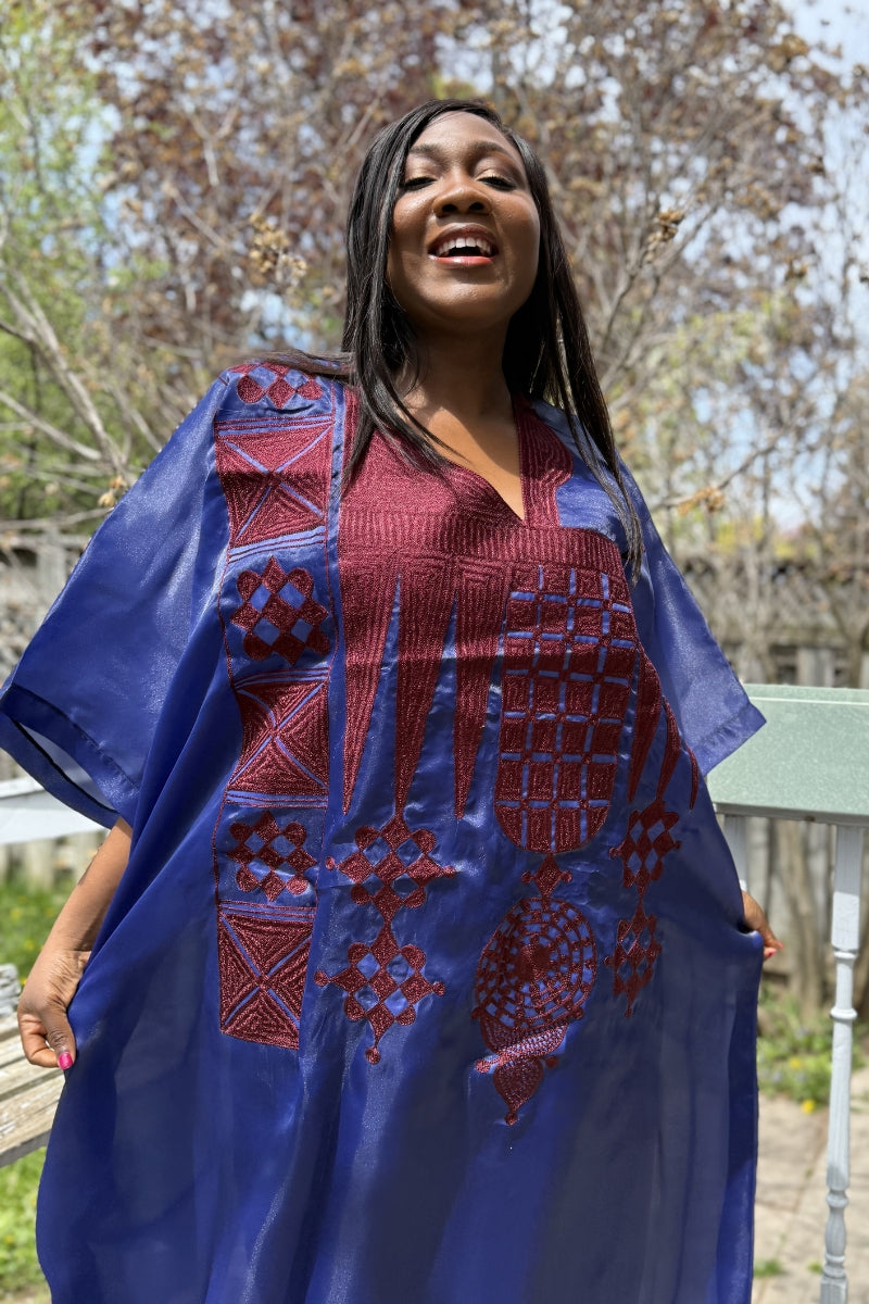 Teni Luxe Embroidery Boubou Kaftan