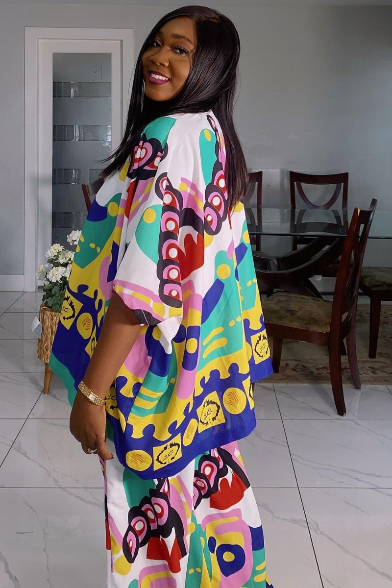 Debbie Crepe Matching Set