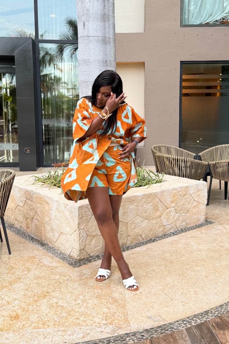 Kuku Handmade Adire Matching Set